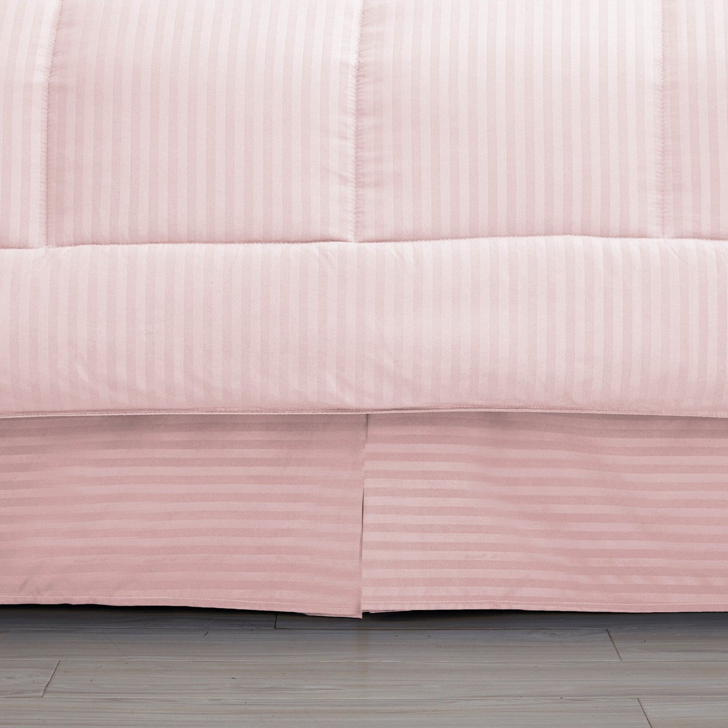 Soft Dobby 8-piece Striped Down Alternative Bed-in-a-Bag Set w/ Sheets