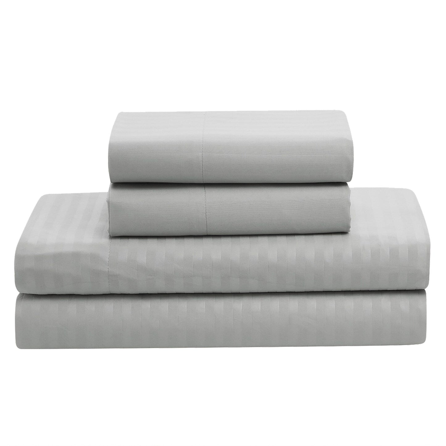 Soft Dobby 8-piece Striped Down Alternative Bed-in-a-Bag Set w/ Sheets