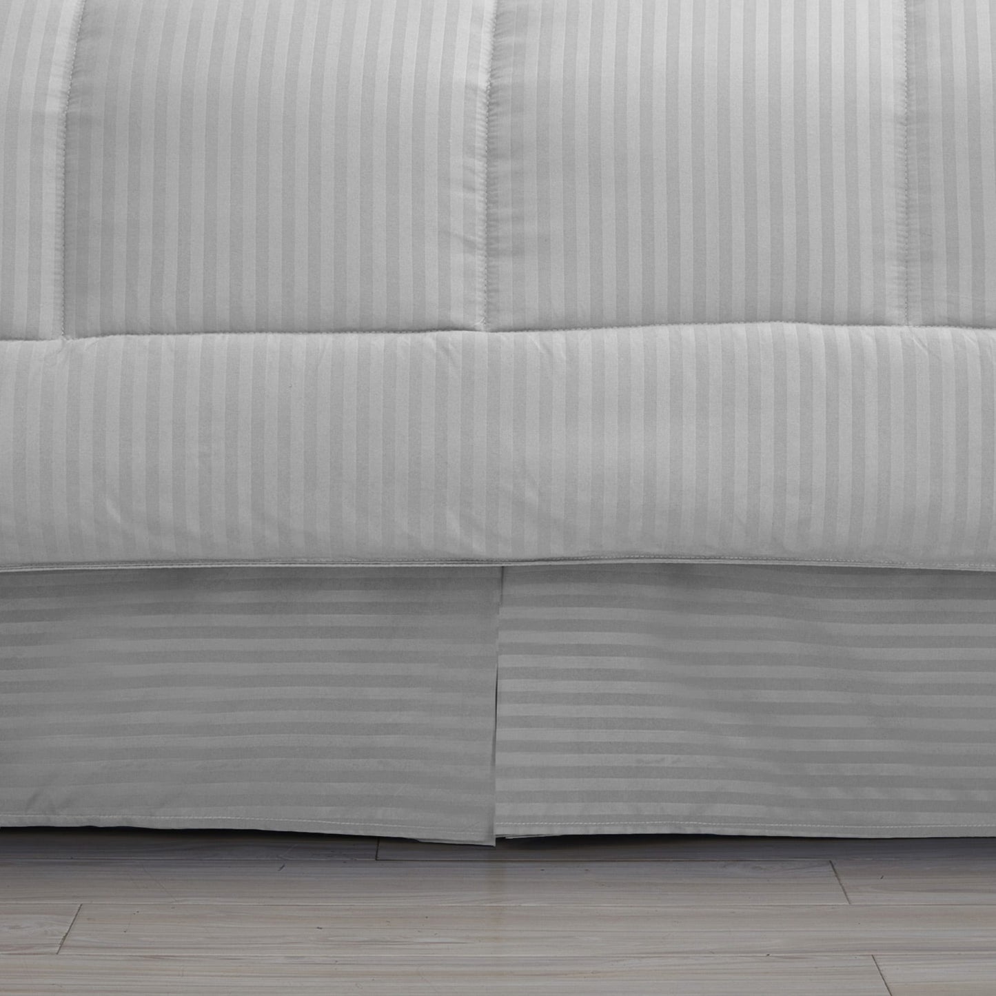 Soft Dobby 8-piece Striped Down Alternative Bed-in-a-Bag Set w/ Sheets