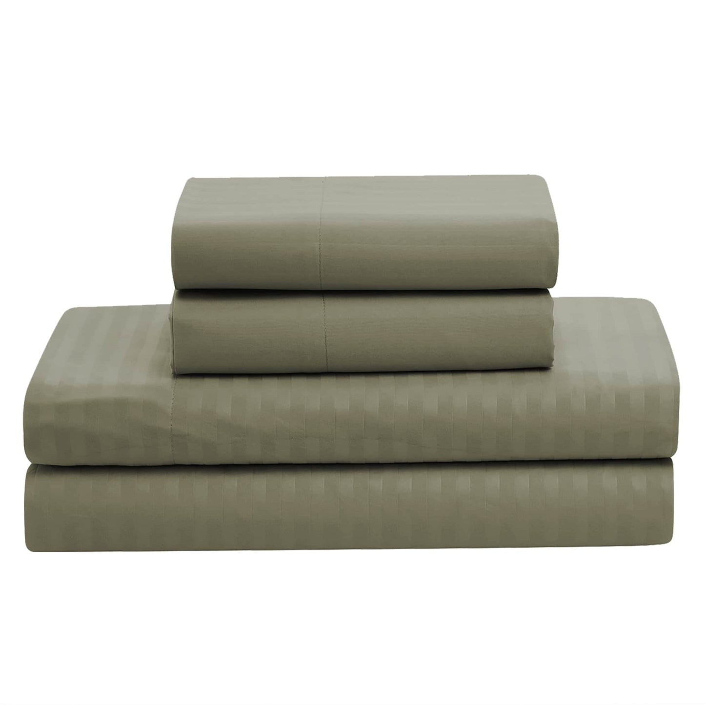 Soft Dobby 8-piece Striped Down Alternative Bed-in-a-Bag Set w/ Sheets
