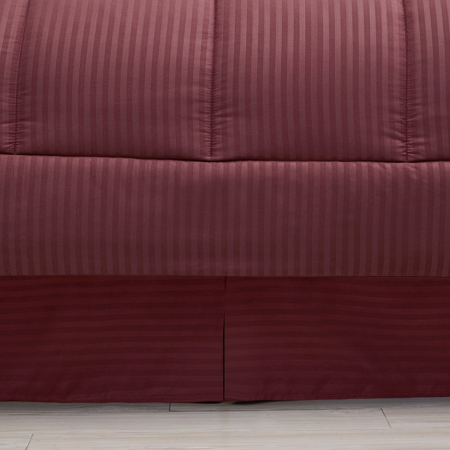 Soft Dobby 8-piece Striped Down Alternative Bed-in-a-Bag Set w/ Sheets