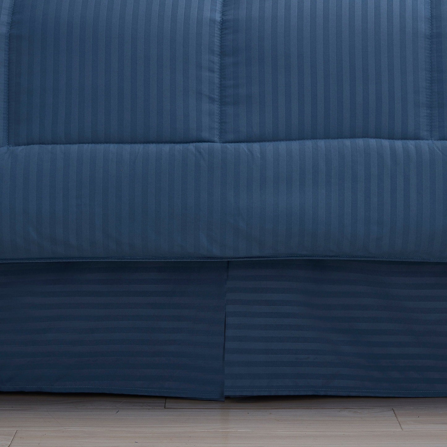 Soft Dobby 8-piece Striped Down Alternative Bed-in-a-Bag Set w/ Sheets