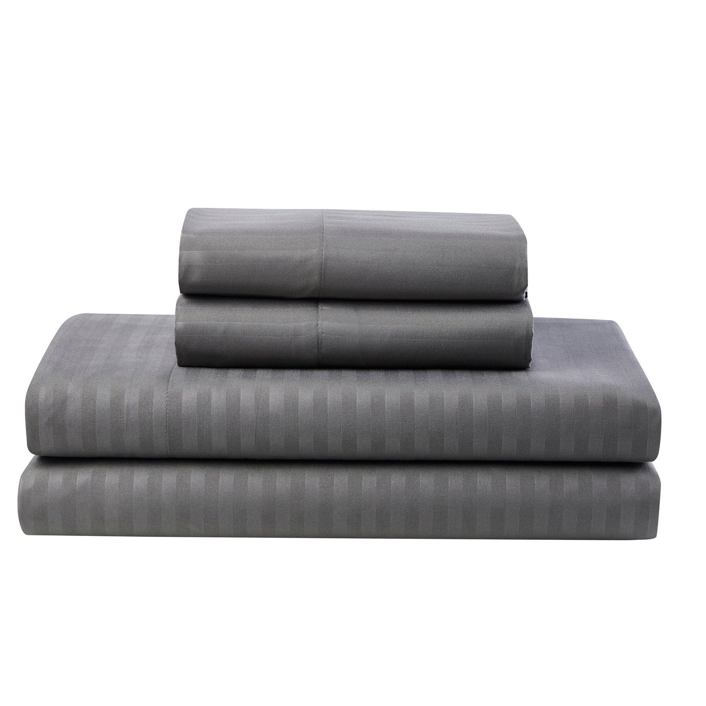 Soft Dobby 8-piece Striped Down Alternative Bed-in-a-Bag Set w/ Sheets
