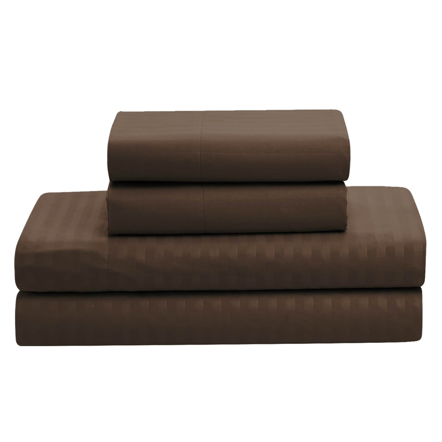 Soft Dobby 8-piece Striped Down Alternative Bed-in-a-Bag Set w/ Sheets