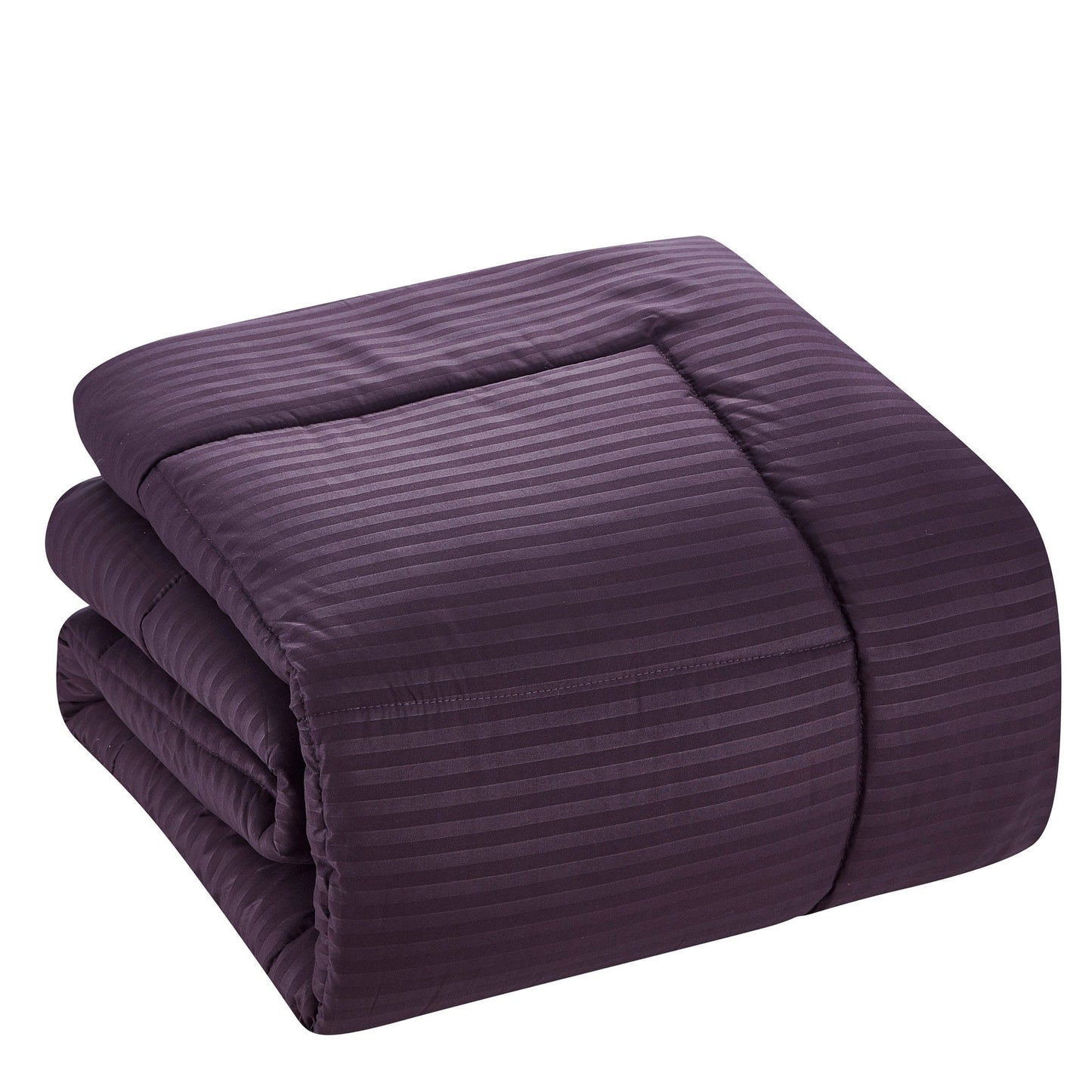 Soft Dobby 8-piece Striped Down Alternative Bed-in-a-Bag Set w/ Sheets