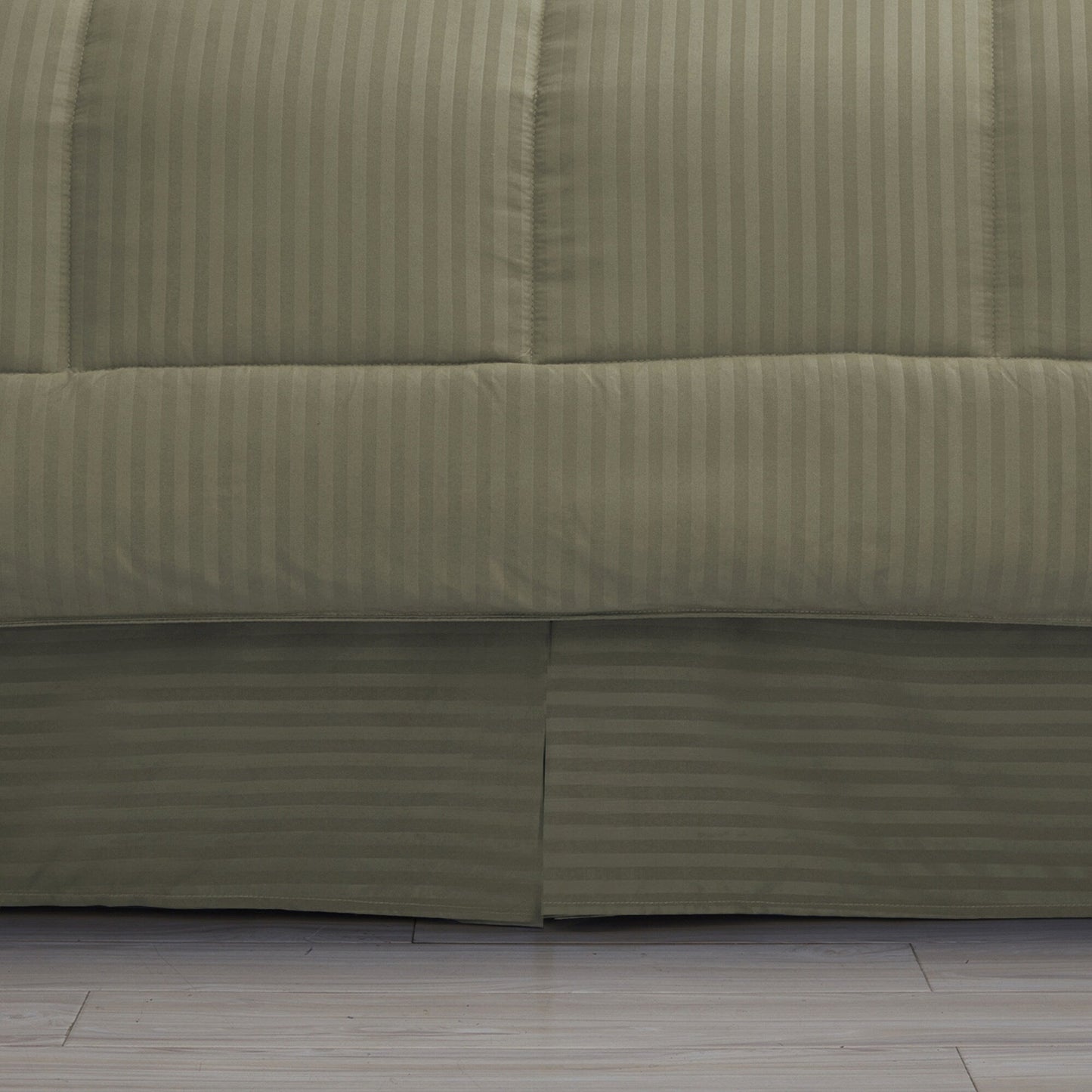 Soft Dobby 8-piece Striped Down Alternative Bed-in-a-Bag Set w/ Sheets