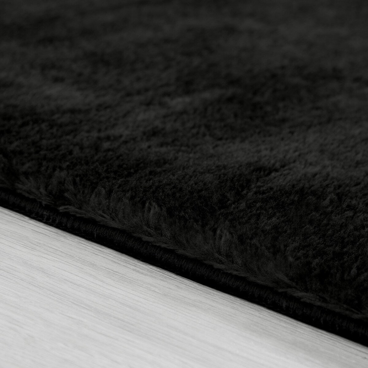 Soft Washable Area Rug with Anti-Slip Backing in solid Colors