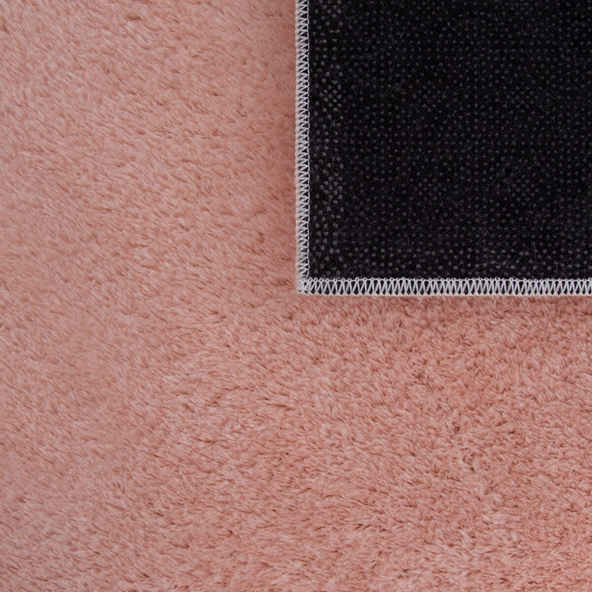 Soft Washable Area Rug with Anti-Slip Backing in solid Colors