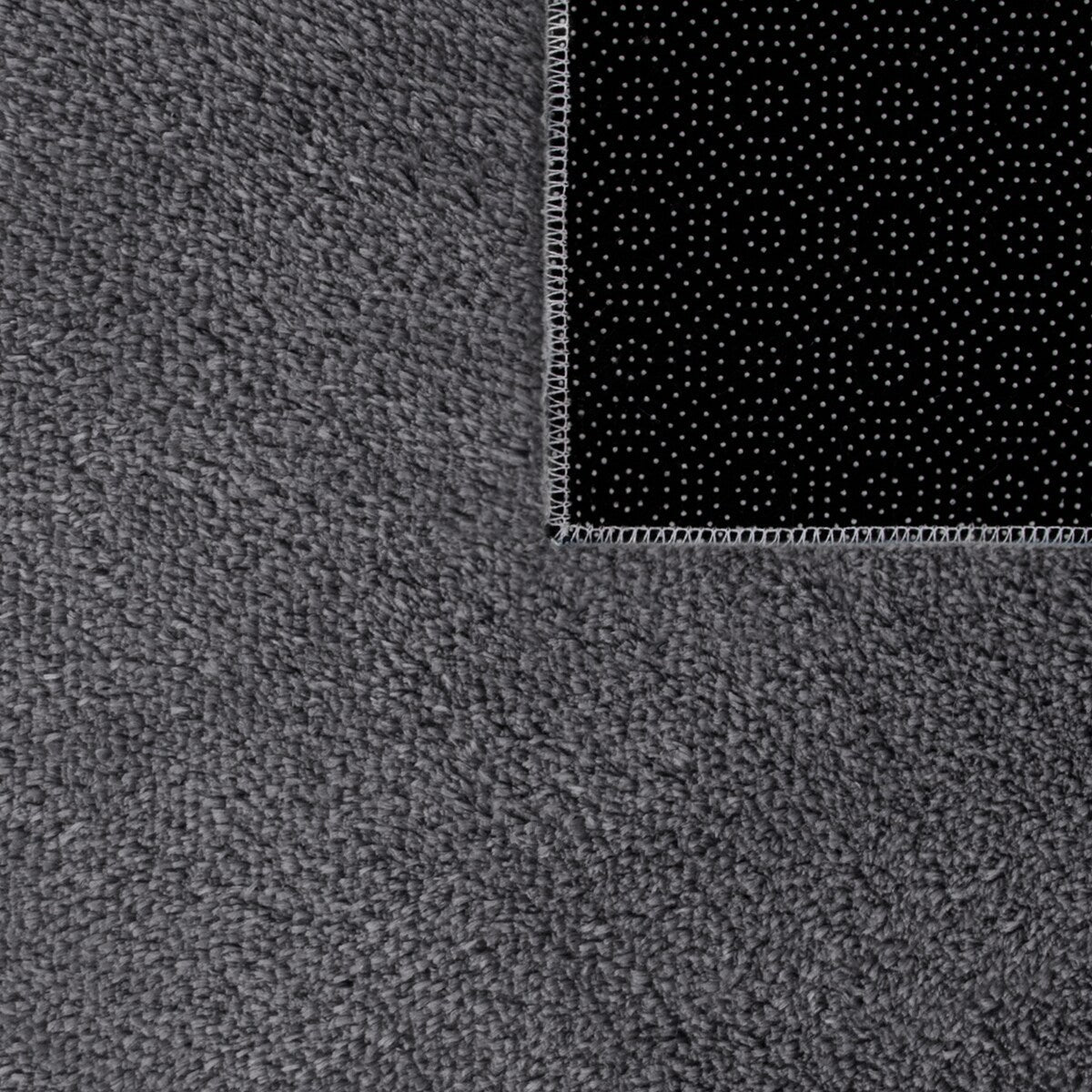 Soft Washable Area Rug with Anti-Slip Backing in solid Colors