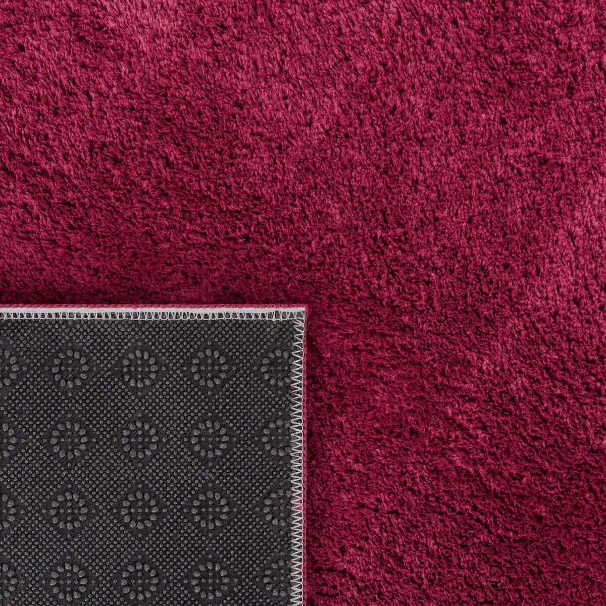 Soft Washable Area Rug with Anti-Slip Backing in solid Colors