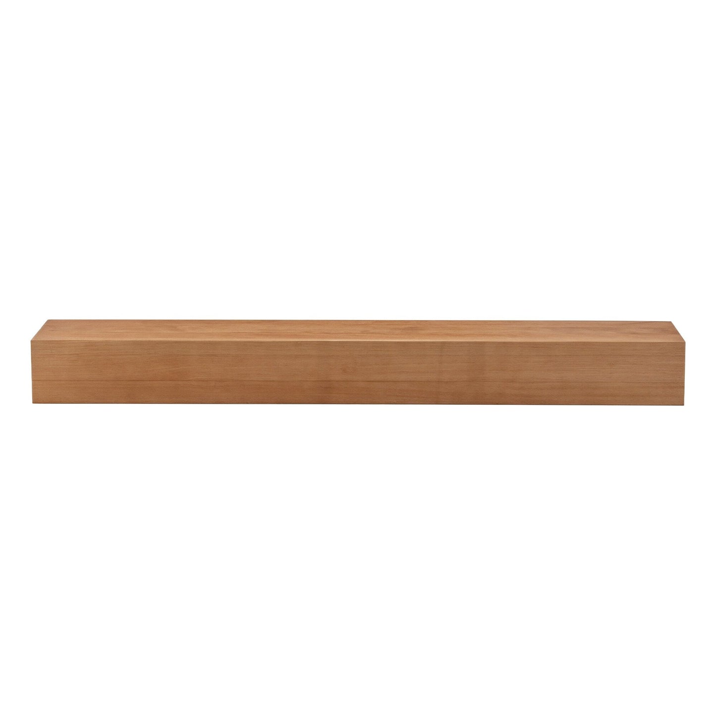 Solid Pine Wall Mounted Fireplace Mantel Floating Shelf