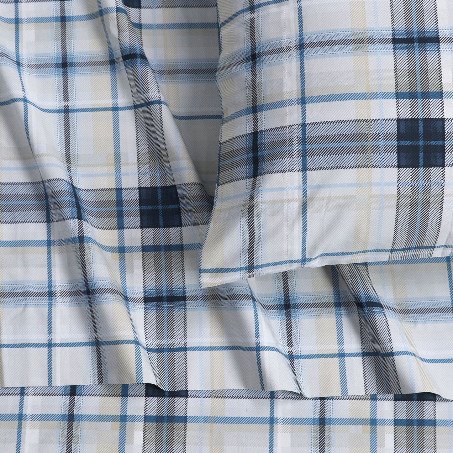 Solid or Printed 300 Thread Count Cotton Percale Extra Deep Pocket Sheet Set