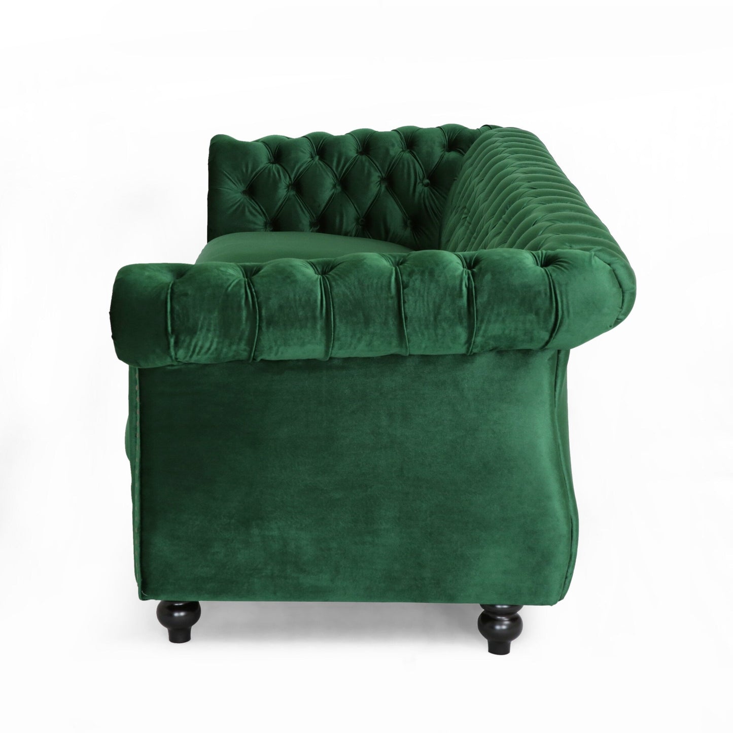 Canapé capitonné Somerville Chesterfield en velours par Christopher Knight Home