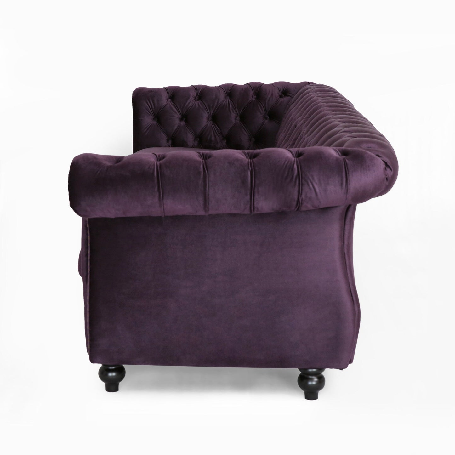 Canapé capitonné Somerville Chesterfield en velours par Christopher Knight Home
