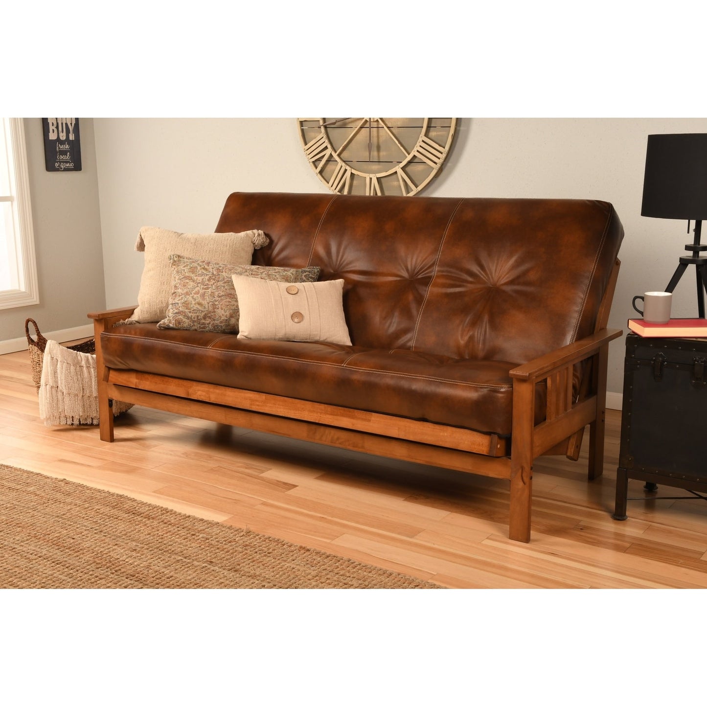Somette High-density Foam and Spring Full-size Replacement Futon Mattress Only (Frame Not Included)