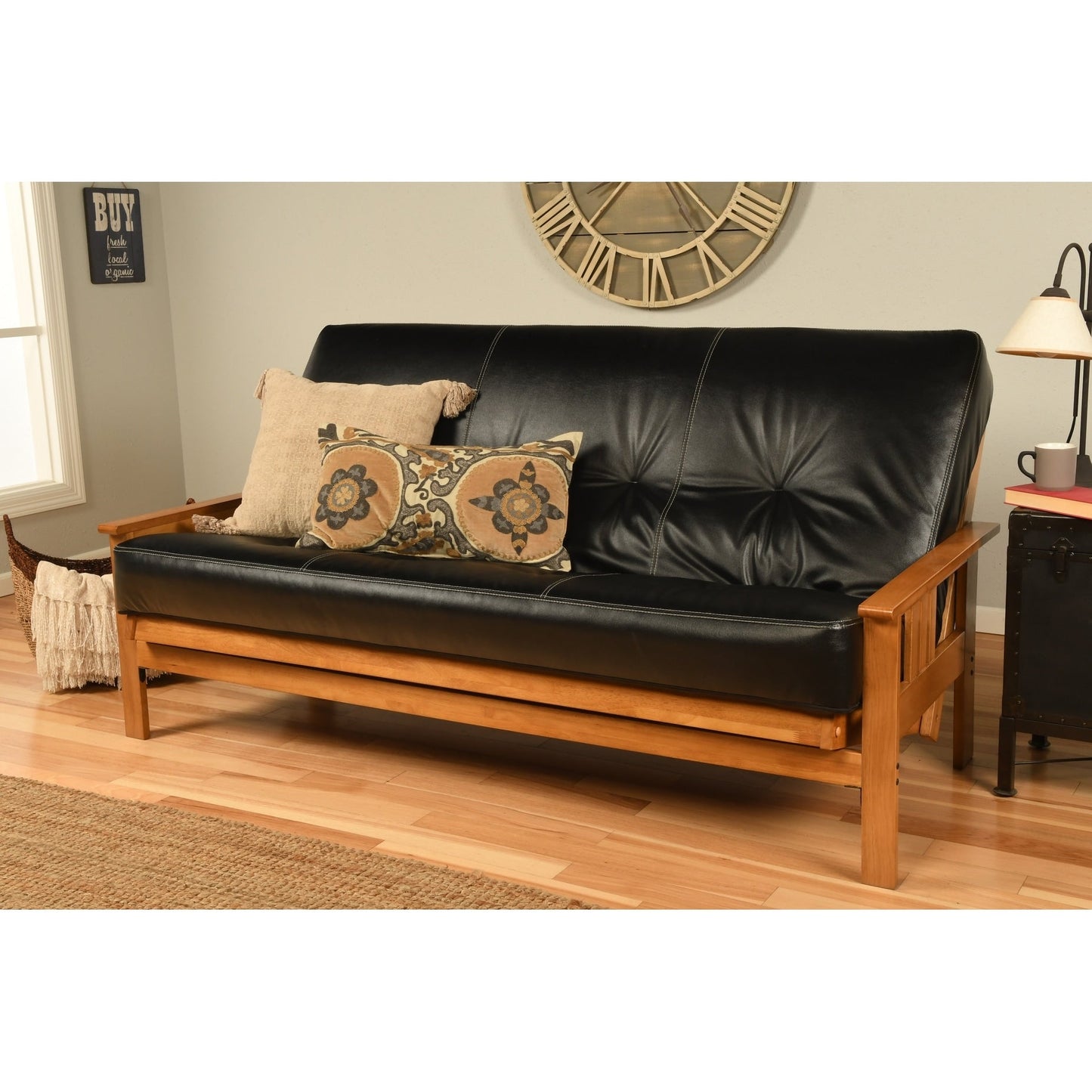 Somette High-density Foam and Spring Full-size Replacement Futon Mattress Only (Frame Not Included)