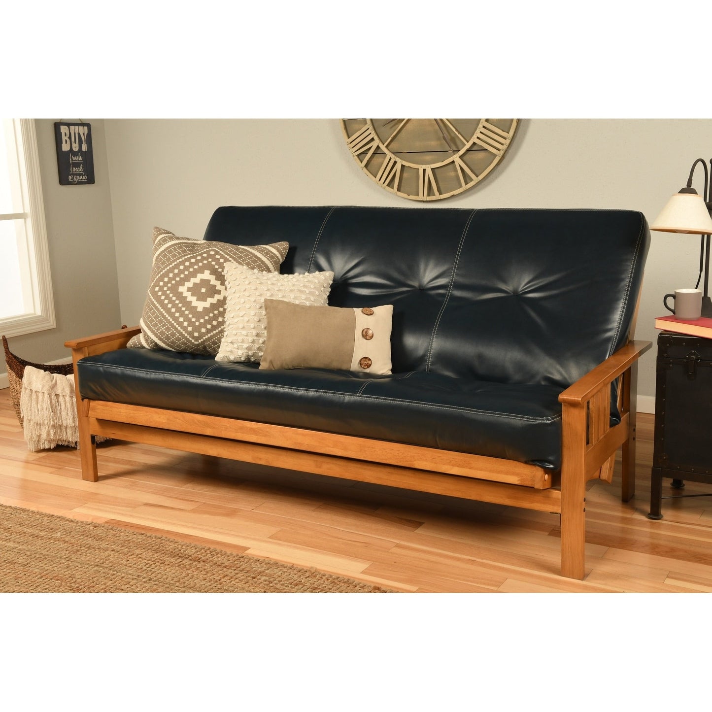 Somette High-density Foam and Spring Full-size Replacement Futon Mattress Only (Frame Not Included)