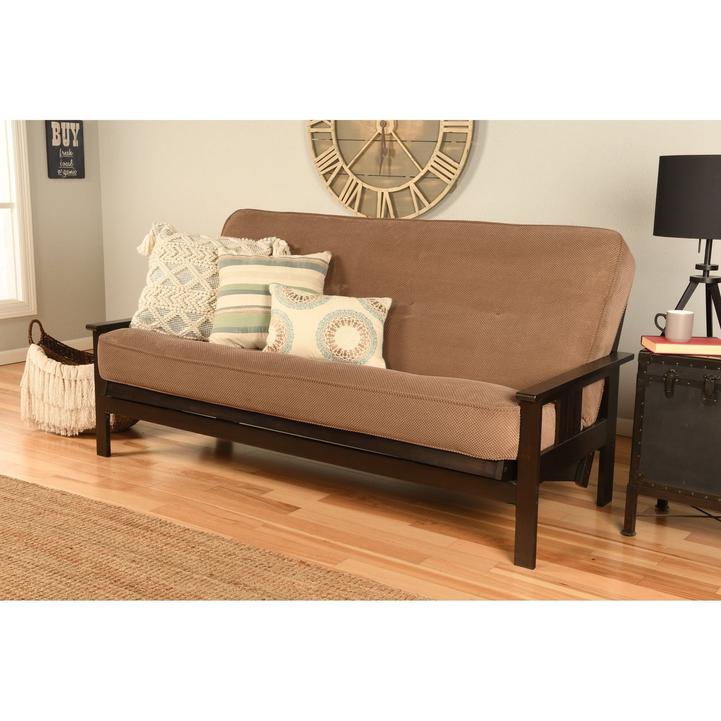 Somette High-density Foam and Spring Full-size Replacement Futon Mattress Only (Frame Not Included)