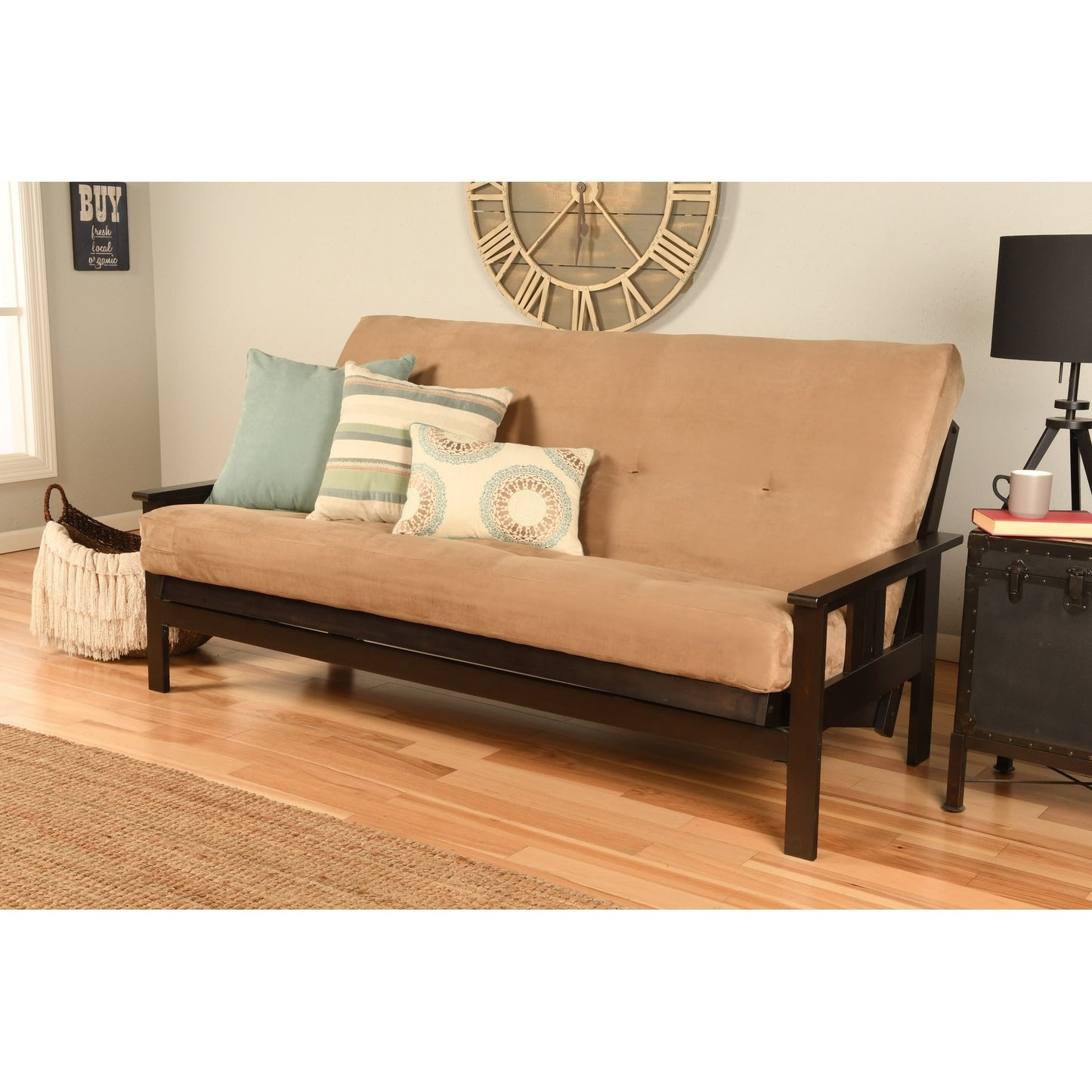 Somette High-density Foam and Spring Full-size Replacement Futon Mattress Only (Frame Not Included)
