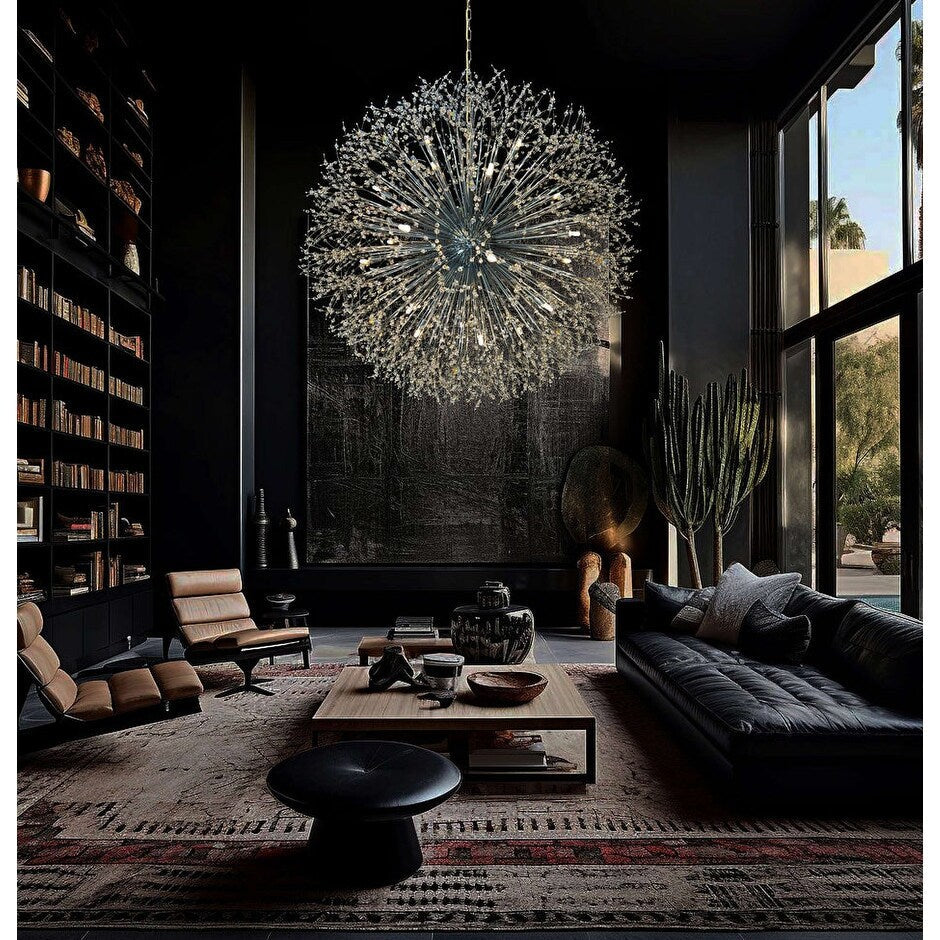 Starburst Chandelier 47 Wide Crystal Lighting Fixture