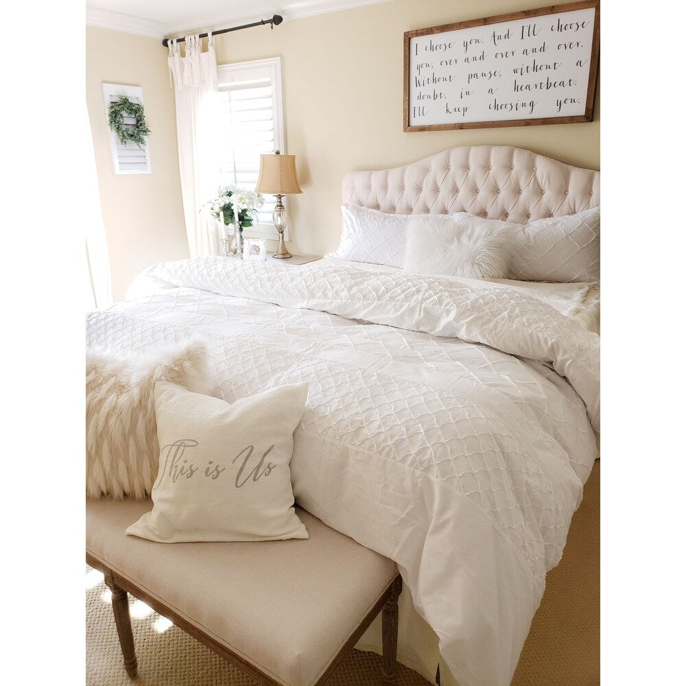 Stone Cottage Mosaic Cotton Duvet Cover Set