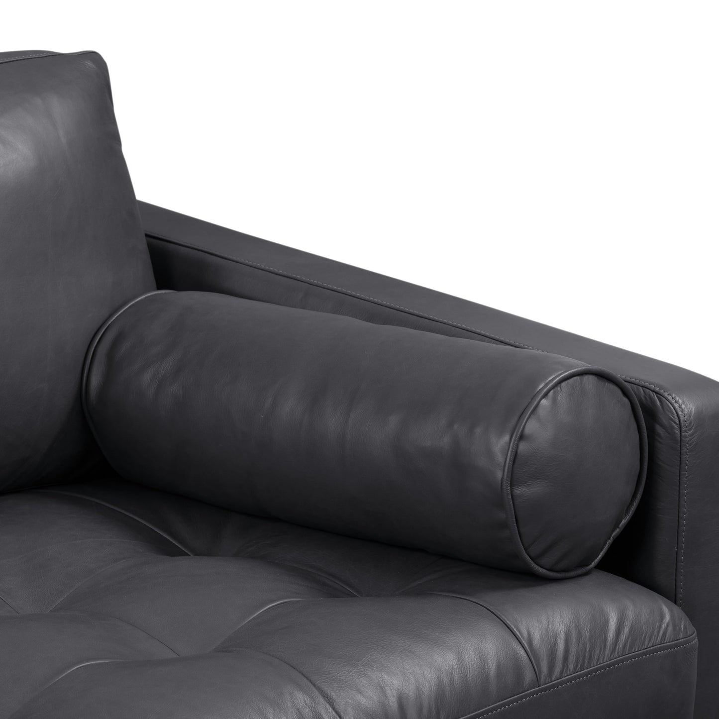 Canapé Napa 88,5 en Poly & Bark - Cuir italien véritable