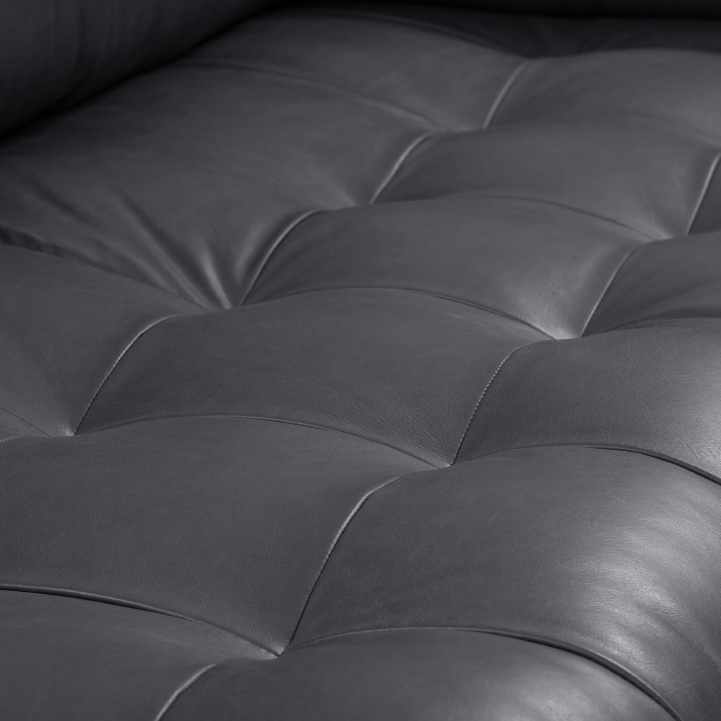 Canapé Napa 88,5 en Poly & Bark - Cuir italien véritable