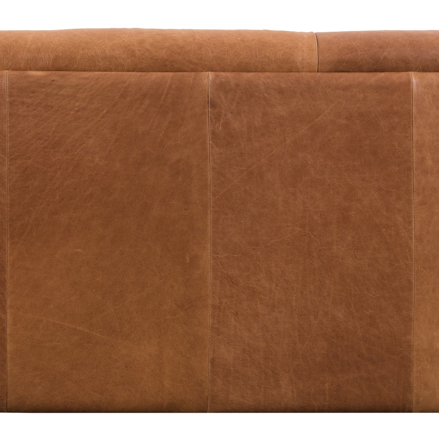 Canapé Poly & Bark Essex 89 - Cuir italien véritable pleine fleur