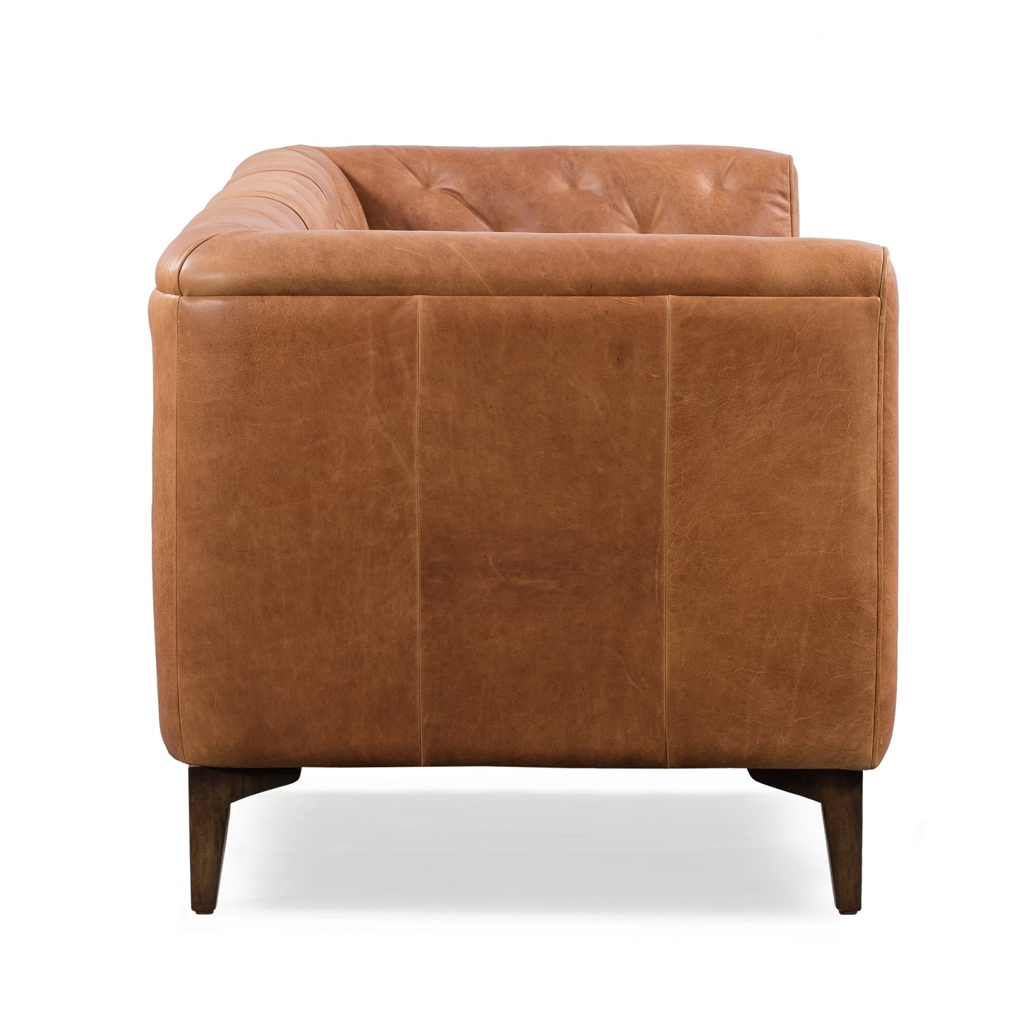 Canapé Poly & Bark Essex 89 - Cuir italien véritable pleine fleur