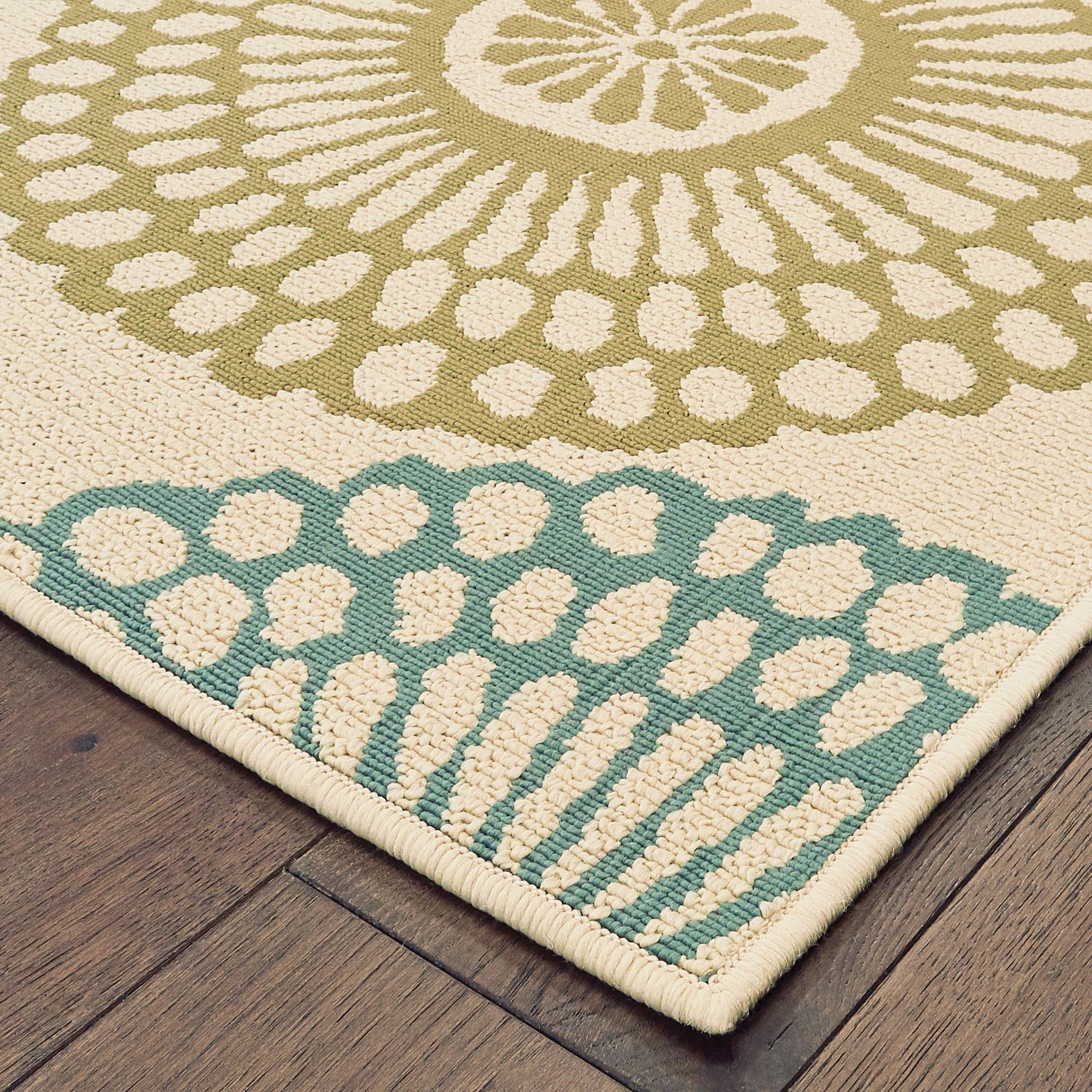 Vista Home Malta Medallions Multi-colored Indoor-Outdoor Rug