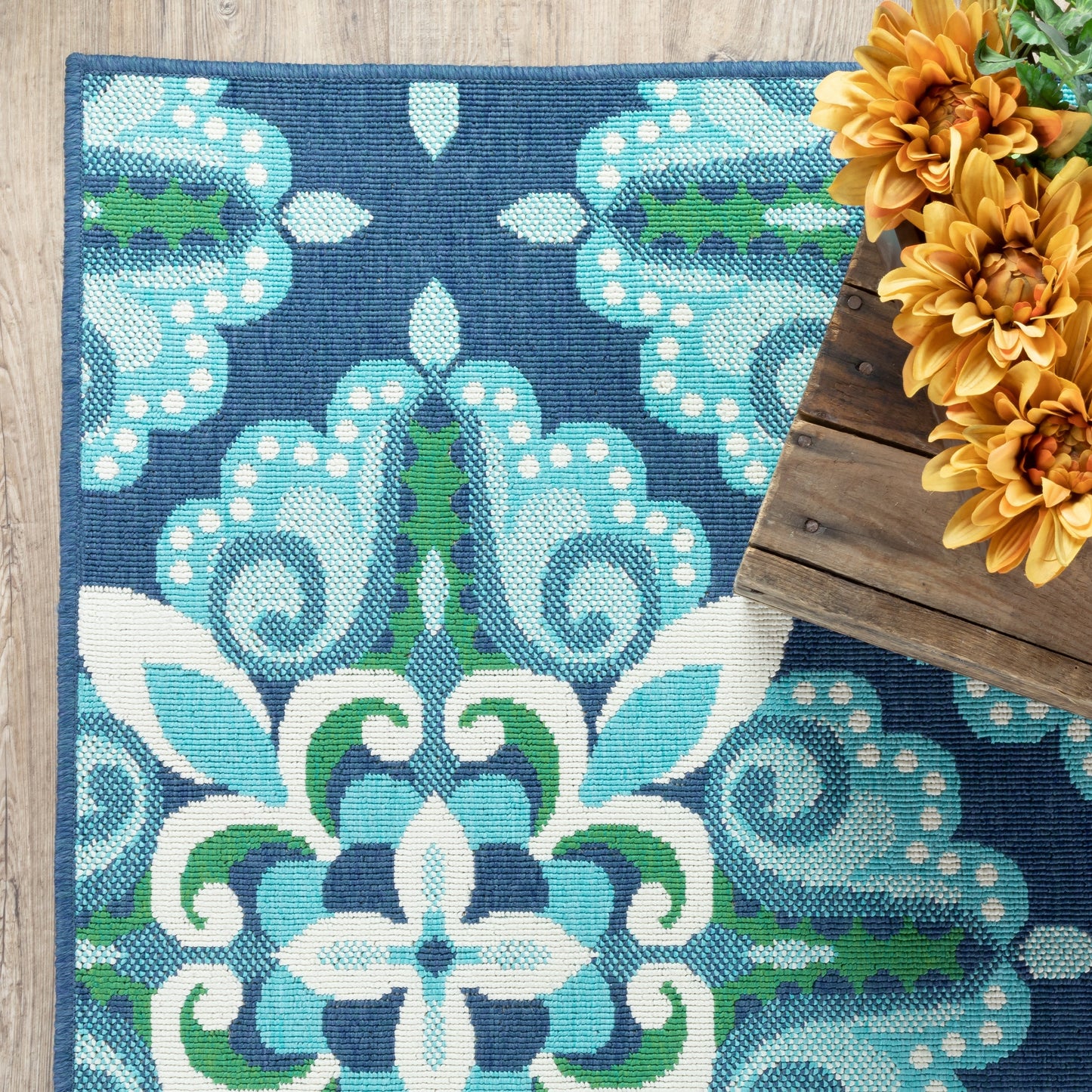 Style Haven Martinque Medallion Indoor Outdoor Area Rug-