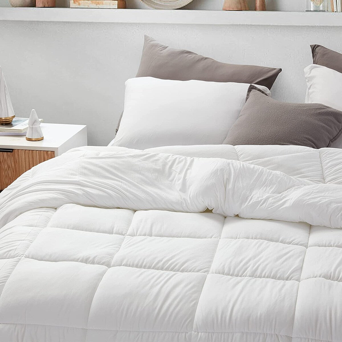 Summertime - Coma Inducer® Oversized Comforter - Cloud Dancer - White