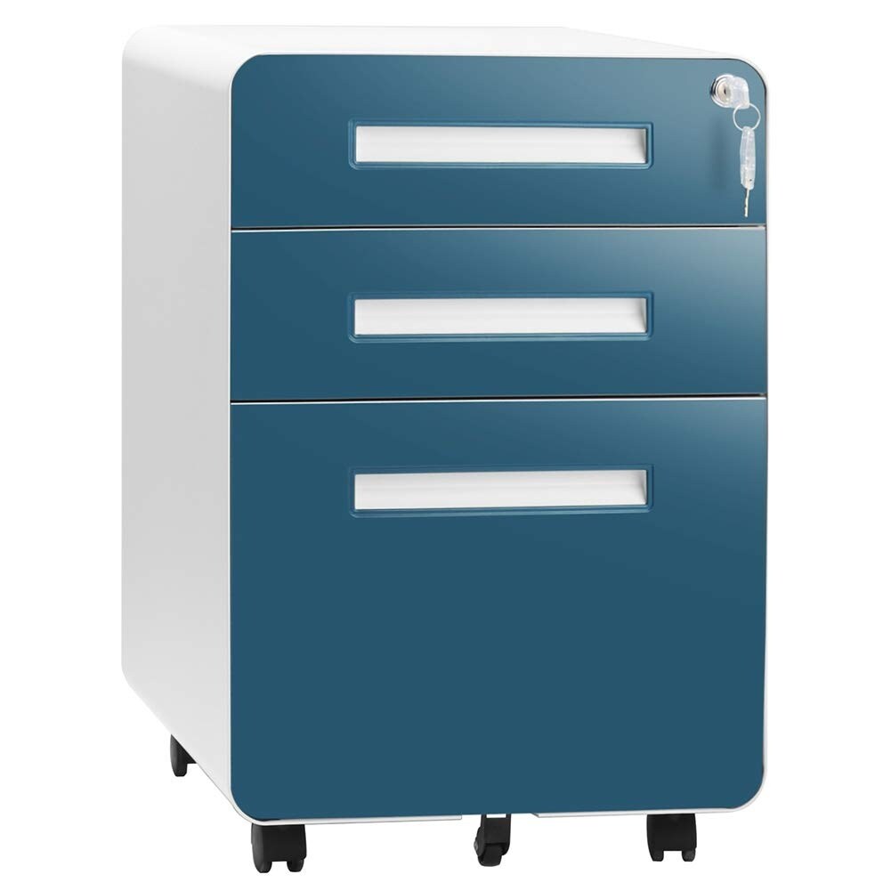 3 Drawer Mobile/Vertical File Cabinet for Home Office