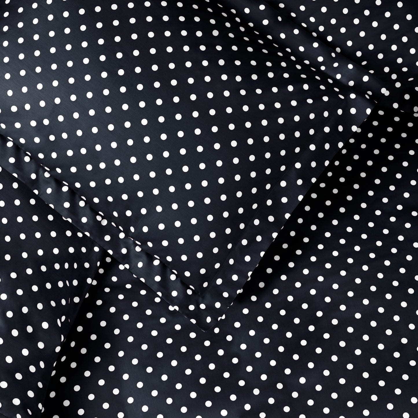 Superior Thread Count 600TC Polka Dot Cotton Blend Duvet Cover Set
