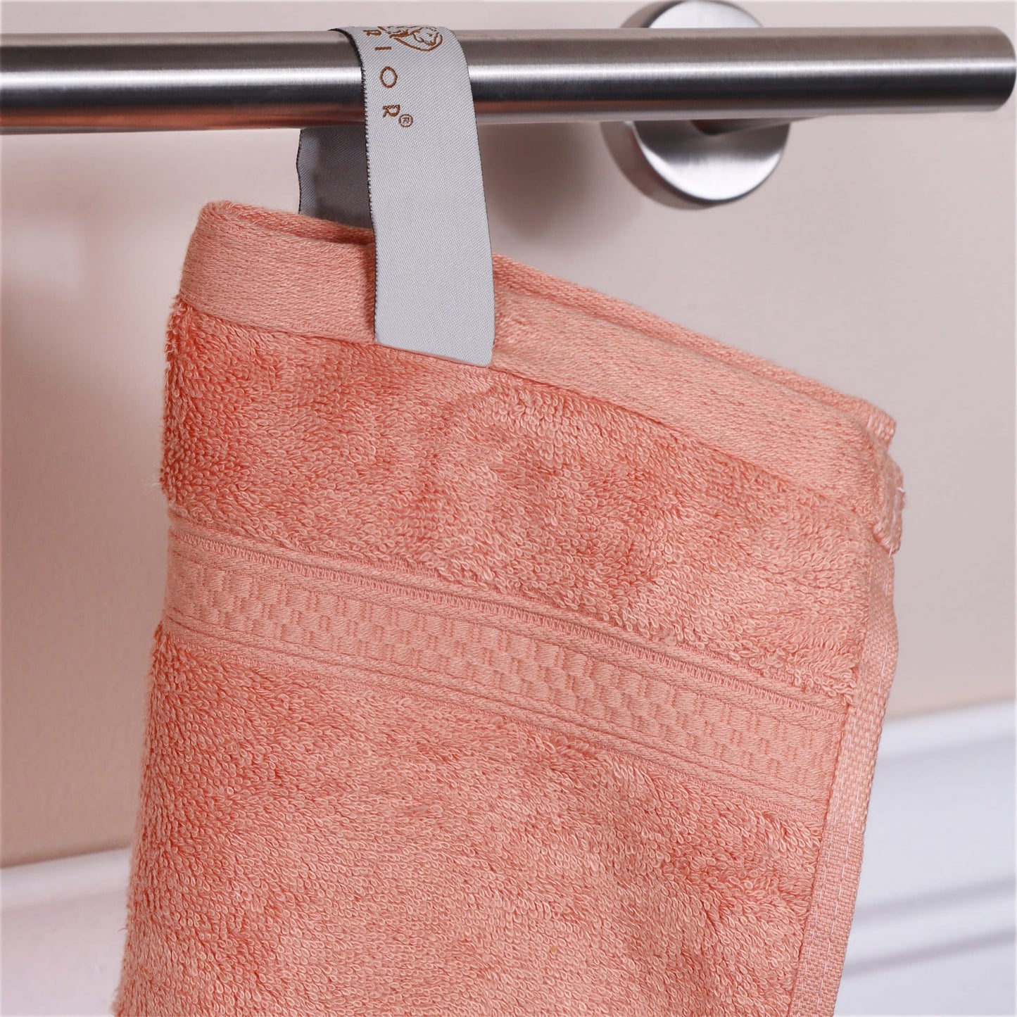 Superior 8 Piece Bath Towel Set, Rayon From Bamboo and Cotton
