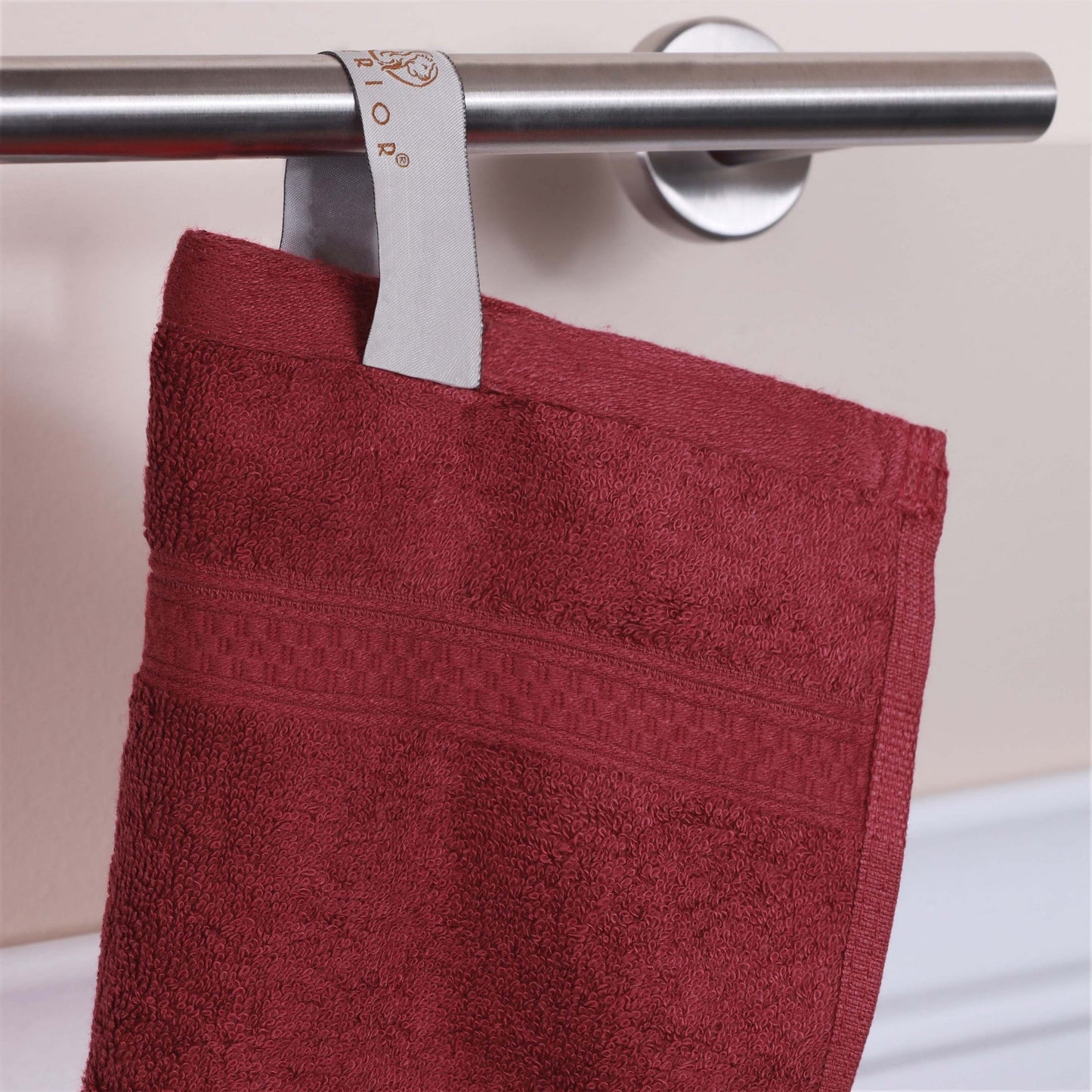 Superior 8 Piece Bath Towel Set, Rayon From Bamboo and Cotton