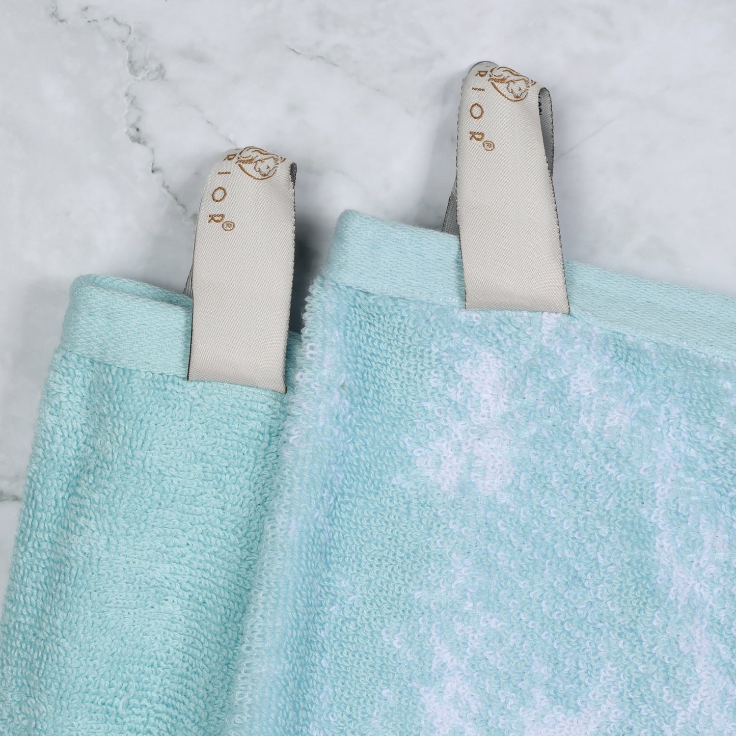 Superior Cotton Quick-Drying Solid and Marble 10 Piece Towel Set