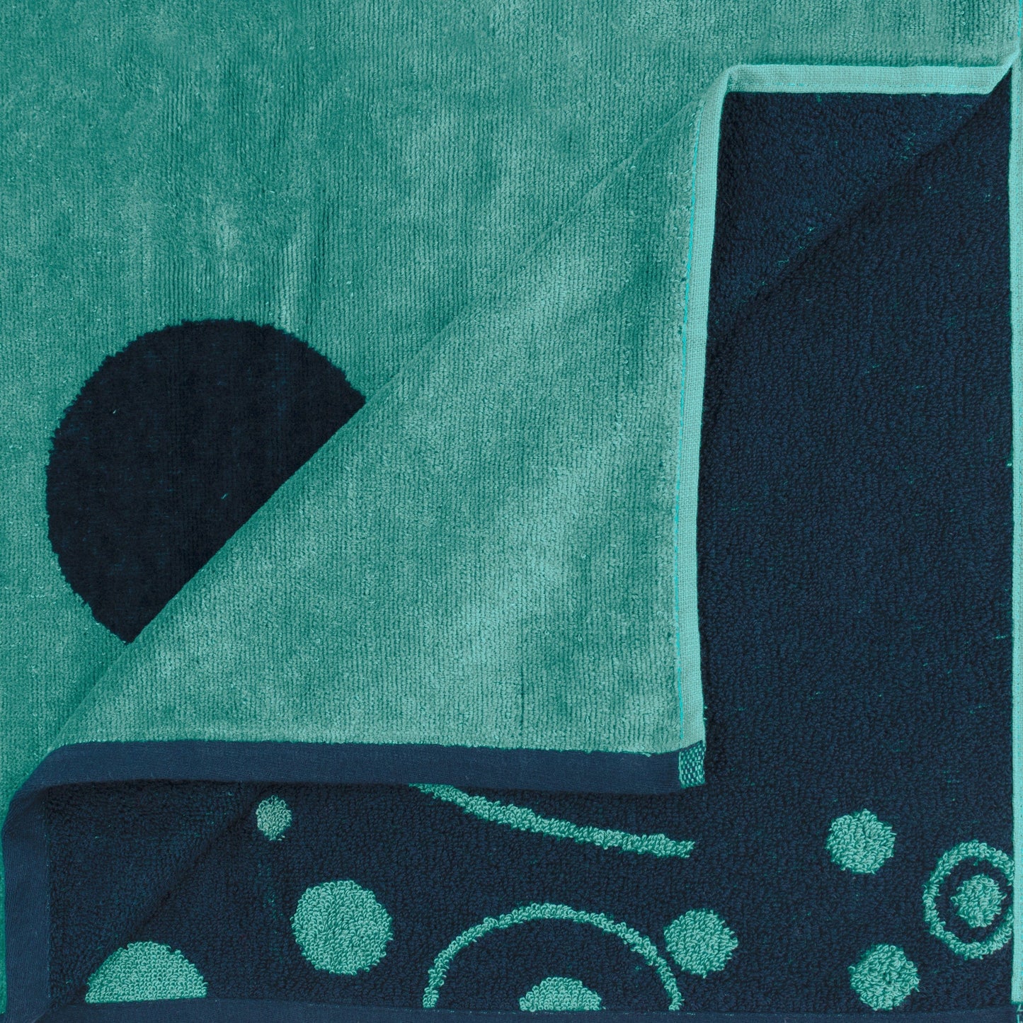 Mystic Dolphin Cotton Oversized 2-Piece Beach Towel Set by Superior