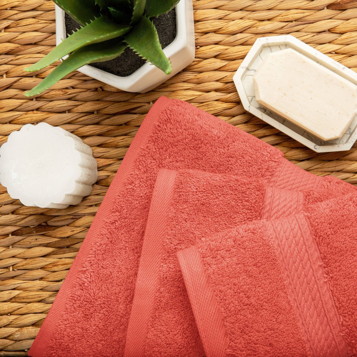 Superior Egyptian Cotton Pile Heavyweight 3-Piece Towel Set