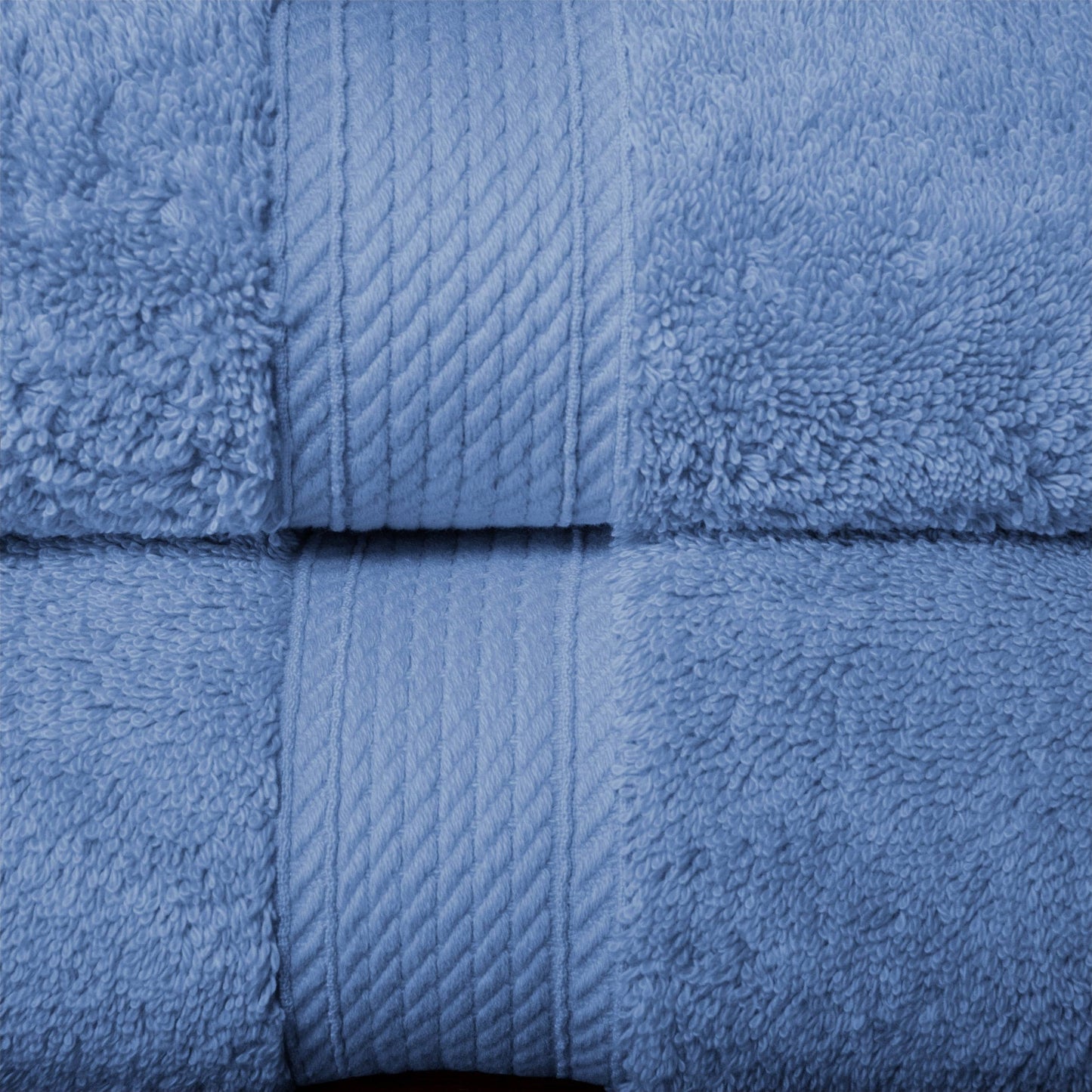 Superior Egyptian Cotton Pile Heavyweight Bath Towel Set of 2