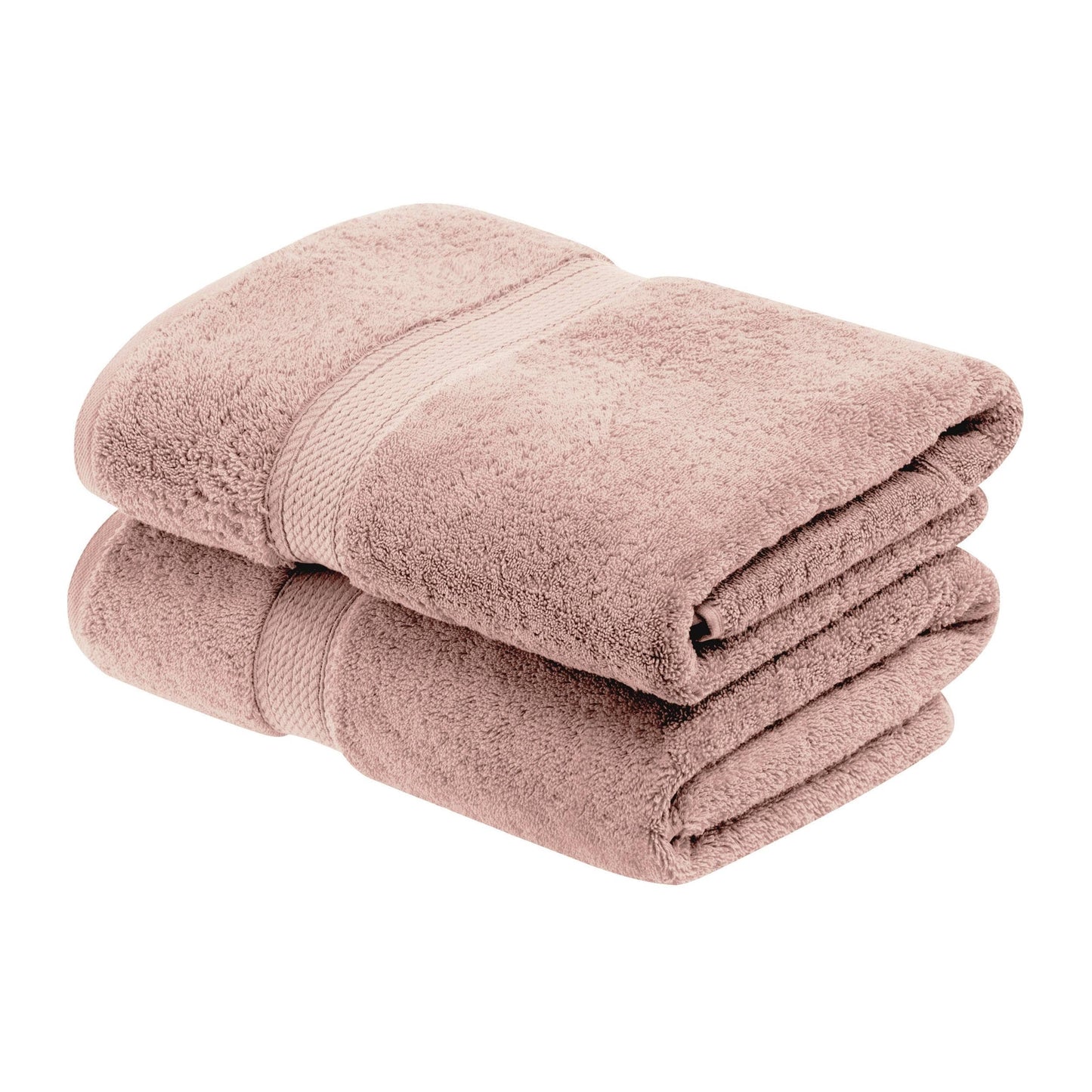 Superior Egyptian Cotton Pile Heavyweight Bath Towel Set of 2