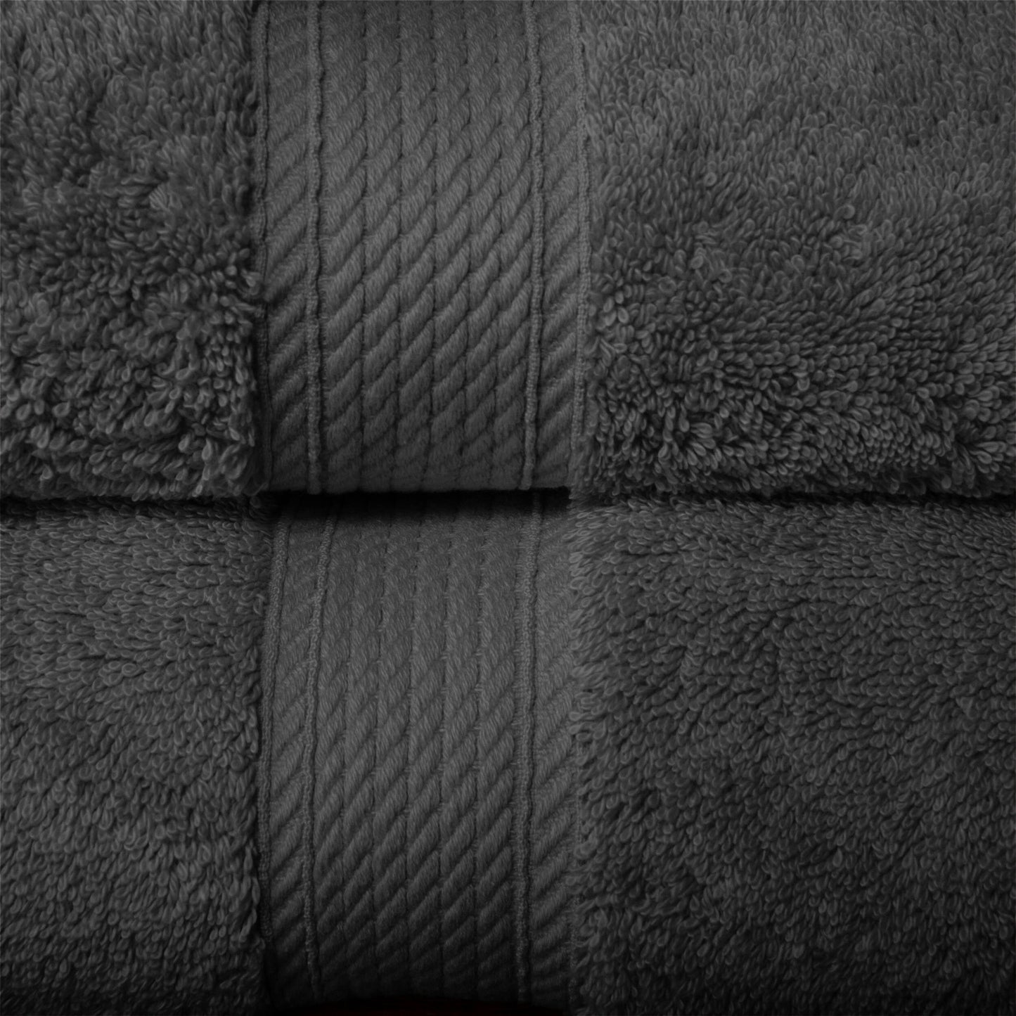 Superior Egyptian Cotton Pile Heavyweight Bath Towel Set of 2
