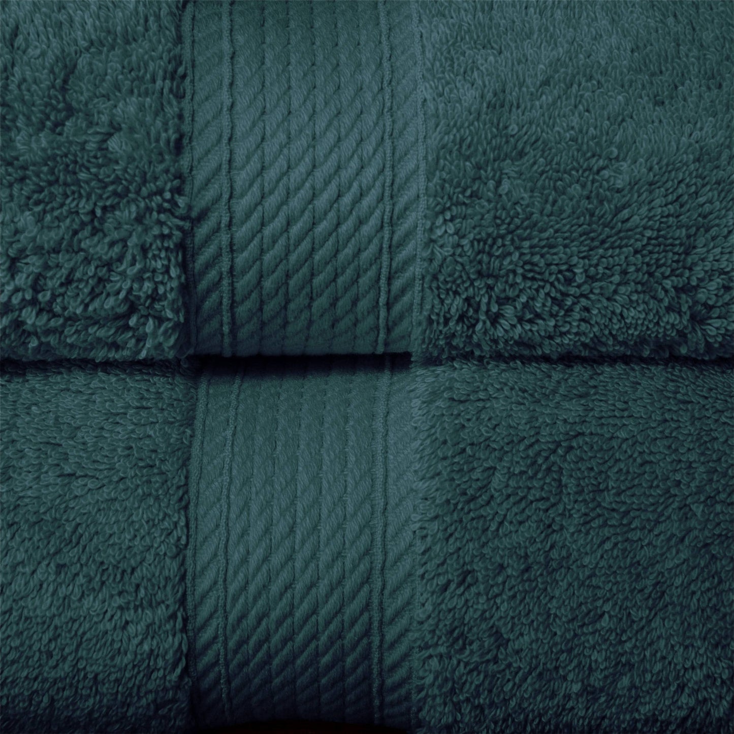 Superior Egyptian Cotton Pile Heavyweight Bath Towel Set of 2
