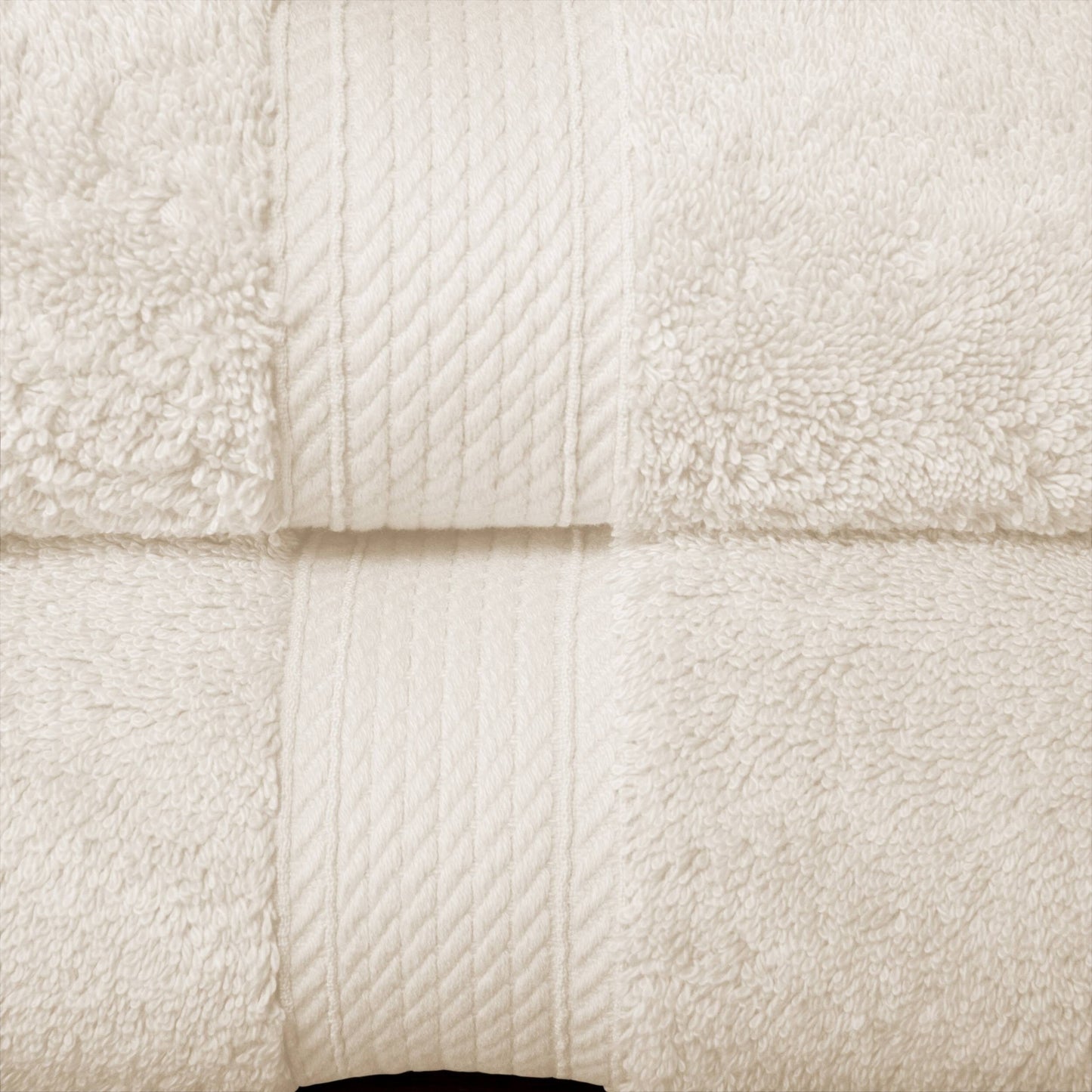 Superior Egyptian Cotton Pile Heavyweight Bath Towel Set of 2