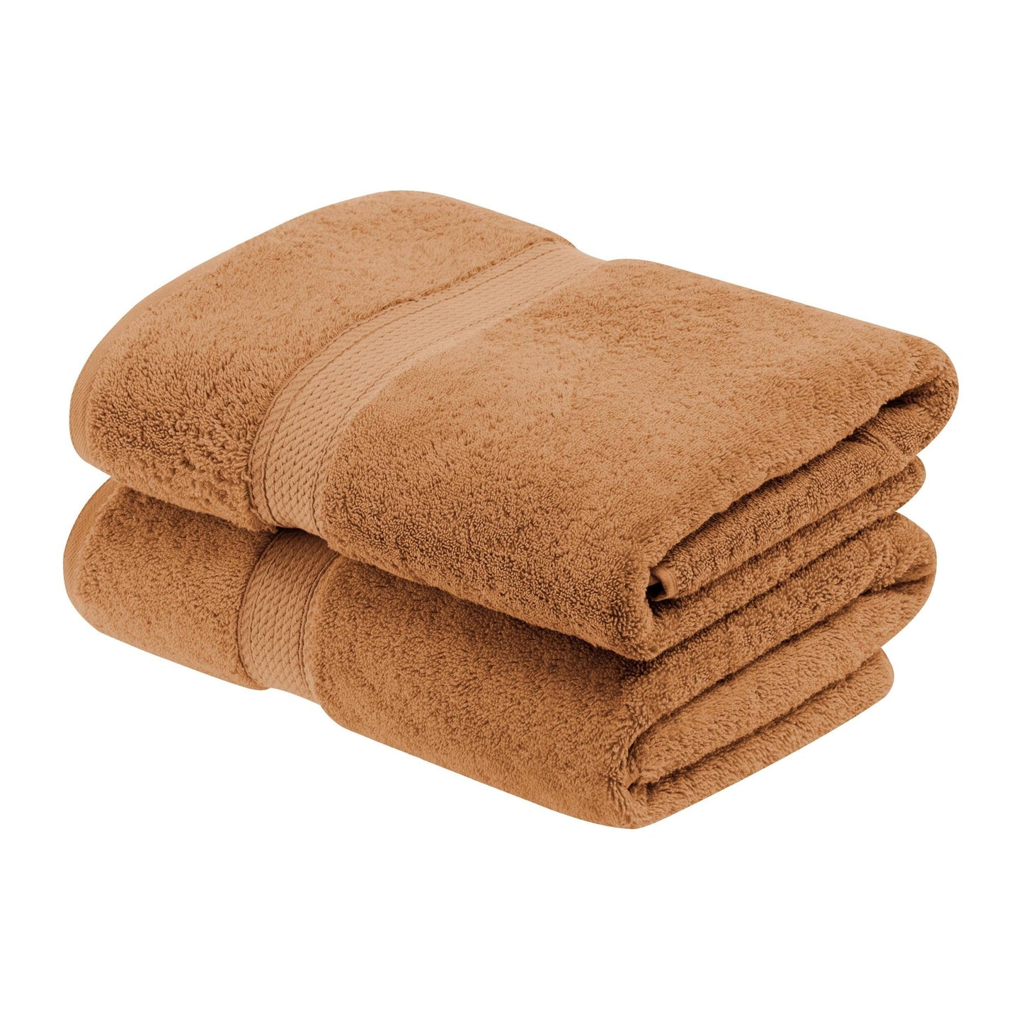 Superior Egyptian Cotton Pile Heavyweight Bath Towel Set of 2