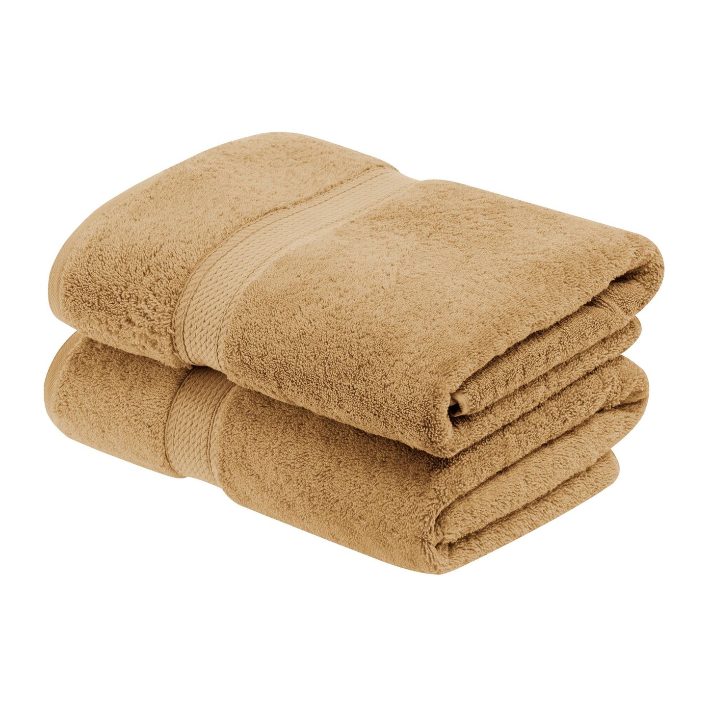 Superior Egyptian Cotton Pile Heavyweight Bath Towel Set of 2