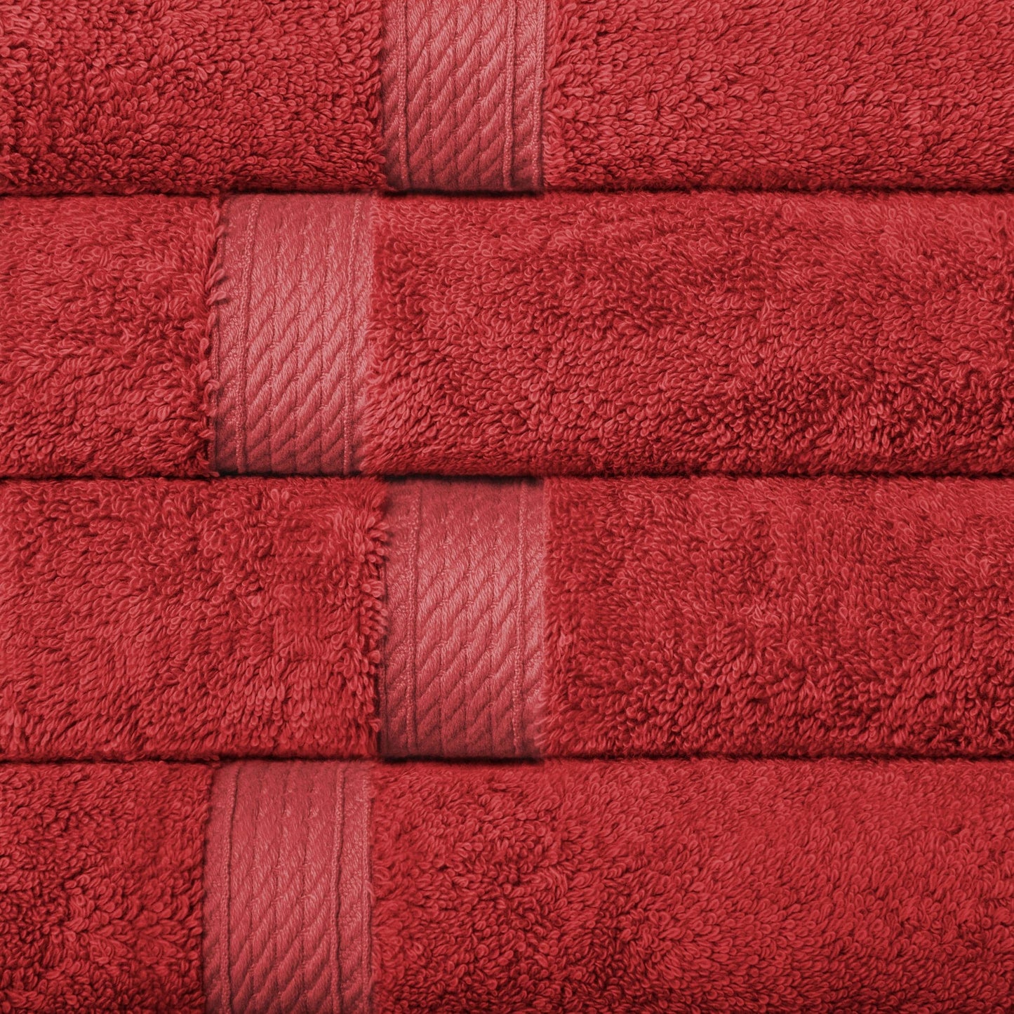Superior Egyptian Cotton Pile Heavyweight Hand Towel Set of 4