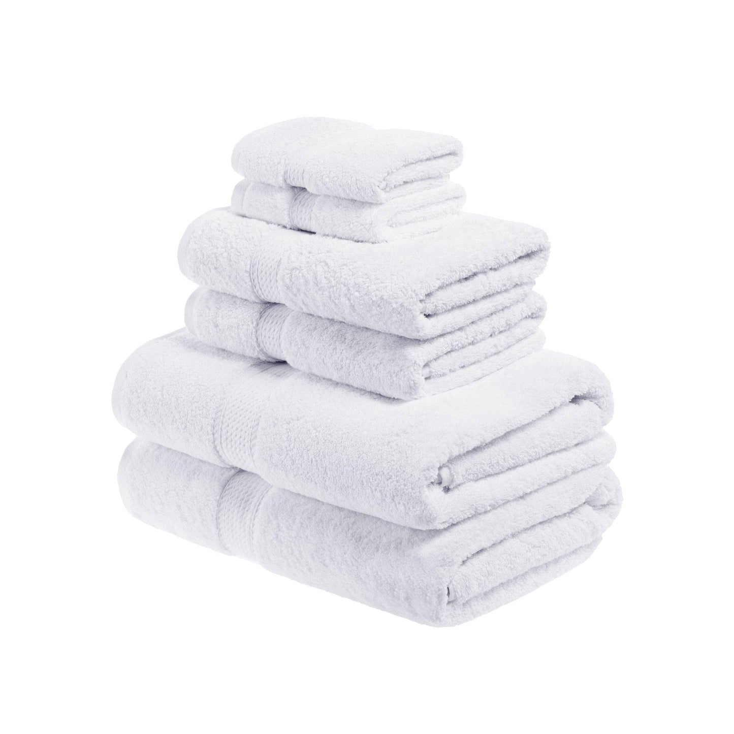Superior Egyptian Cotton Pile Heavyweight 6-Piece Towel Set