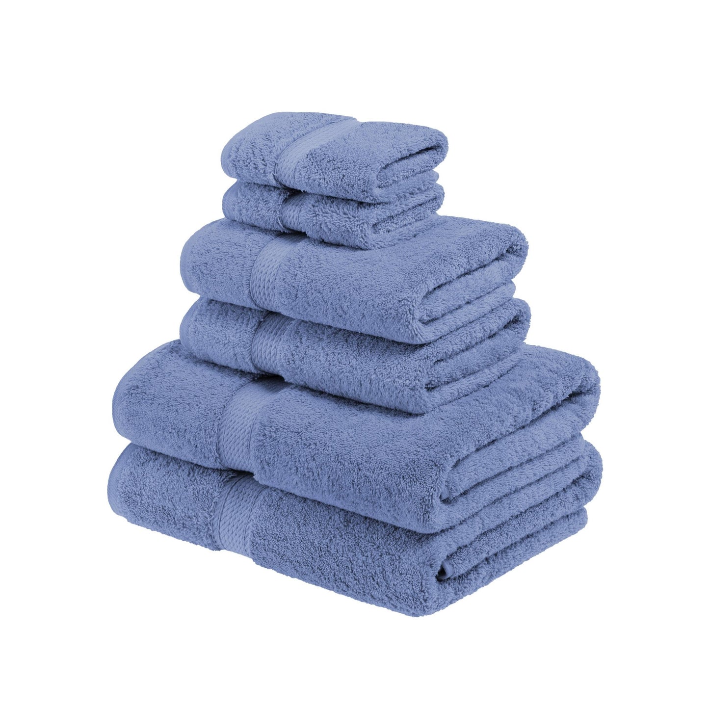 Superior Egyptian Cotton Pile Heavyweight 6-Piece Towel Set