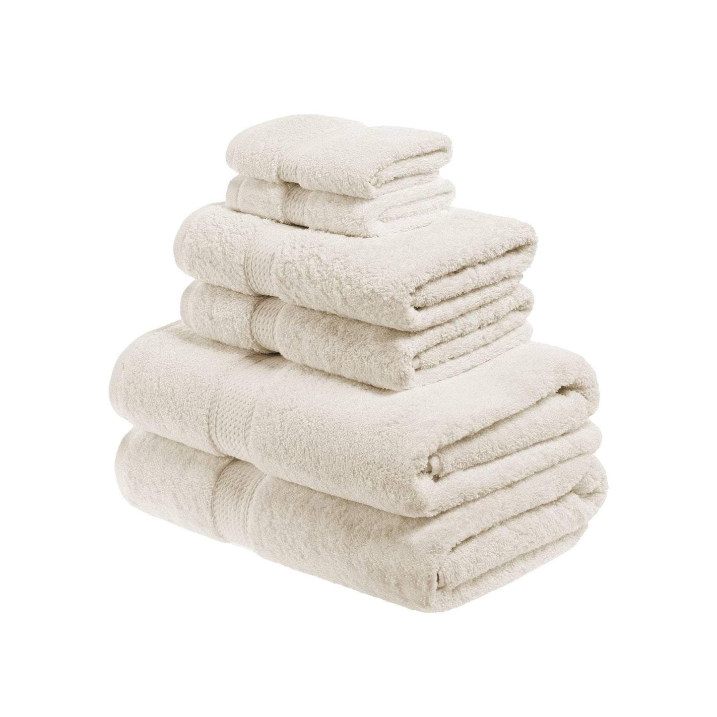 Superior Egyptian Cotton Pile Heavyweight 6-Piece Towel Set